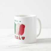 イタリア製:スタイルを楽しむ コーヒーマグカップ (正面右)