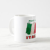 イタリア製:スタイルを楽しむ コーヒーマグカップ (正面左)