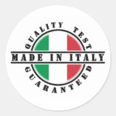 イタリア製 品質テスト済み 保証付き ラウンドシール (正面)