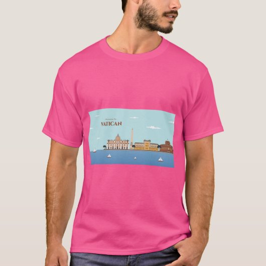 イタリア観光 Tシャツ (正面)