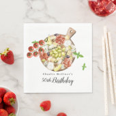 イタリア誕生日の水の色 スタンダードランチョンナプキン (インサイチュ)