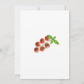 イタリア誕生日の水の色 招待状 (裏面)