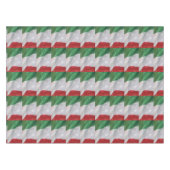 イタリア語および米国の旗 テーブルクロス (正面(横))