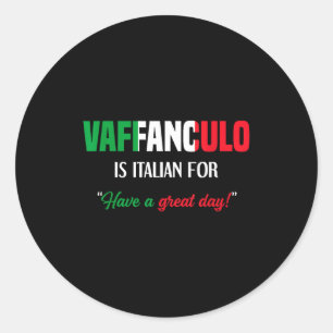 イタリア語でVaffanculoなデイセイリング ラウンドシール