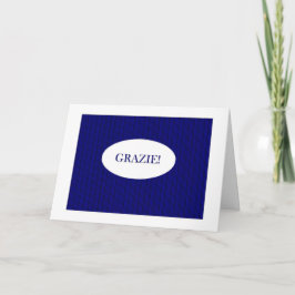 イタリア語のありがとう サンキューカード