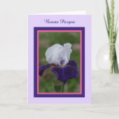 イタリア語のアイリスハッピーイースター -- Buona Pasqua シーズンカード (正面)