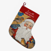 イタリア語のクリスマス ラージクリスマスストッキング (正面 (吊り時))