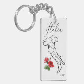 *~*イタリア語のバラ キーホルダー (正面左)