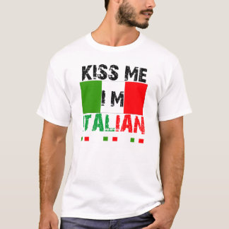 イタリア語の私に接吻して下さい Tシャツ