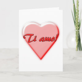 イタリア語のI Love Youカード カード