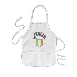 イタリア語は料理のエプロンをからかいます 子供用エプロン