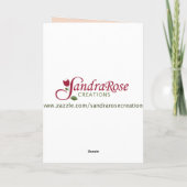 イタリア語イースター、花および十字、Buona Pasqua シーズンカード (裏面)