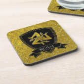 イタリア語刺激を受けたなTrinacriaおよび盾 コースター (左側)