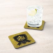 イタリア語刺激を受けたなTrinacriaおよび盾 コースター (右側)