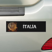 イタリア語日曜日及び月のCarnavalのマスク バンパーステッカー (車上)