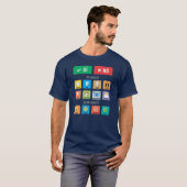 イタリア語自閉症AACポインティングコミュニケーション01 Tシャツ (正面フル)