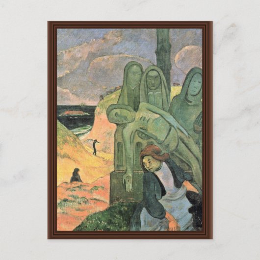 イタリア語:カルバリオ・ブレトン(イル・クリスト・ベルデ)、 ポストカード (正面)