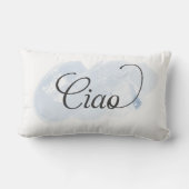 イタリア語- Ciao ランバークッション (裏面)