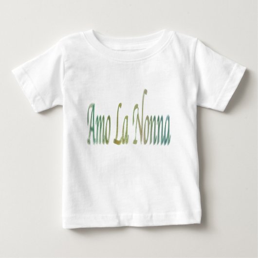 イタリア語。.iluvgrandma ベビーTシャツ (正面)
