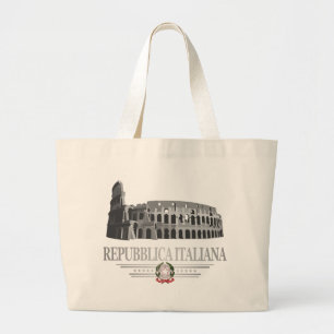 イタリア語(Roman Coliseum) ラージトートバッグ