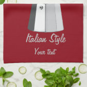 イタリア語Moka キッチンタオル (折り畳み)