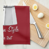 イタリア語Moka キッチンタオル (四つ折り)