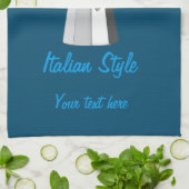 イタリア語Moka キッチンタオル (折り畳み)