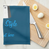 イタリア語Moka キッチンタオル (四つ折り)