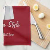 イタリア語Moka キッチンタオル (四つ折り)