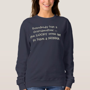 イタリア語NonnaのためのTシャツ スウェットシャツ