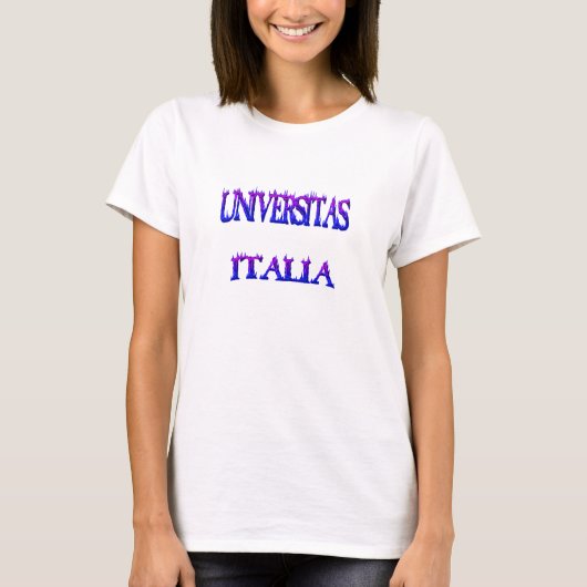 イタリア語Univ (1) Tシャツ (正面)