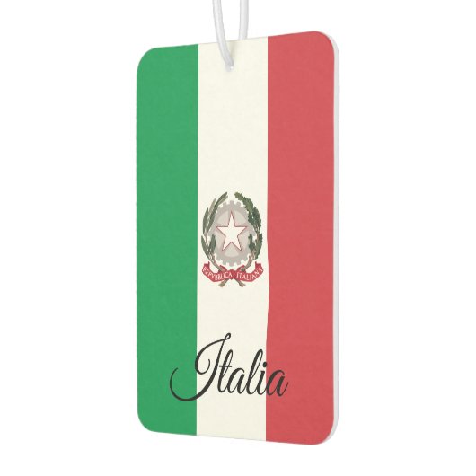 イタリア車の空気フレッシュナーイタリアン旗 カーエアーフレッシュナー (左)