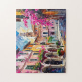 イタリア通りモダン抽象芸術 ジグソーパズル (縦)
