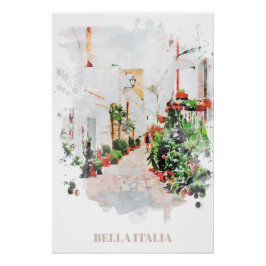 **イタリア通りAP12植物ポス芸術的ター ポスター