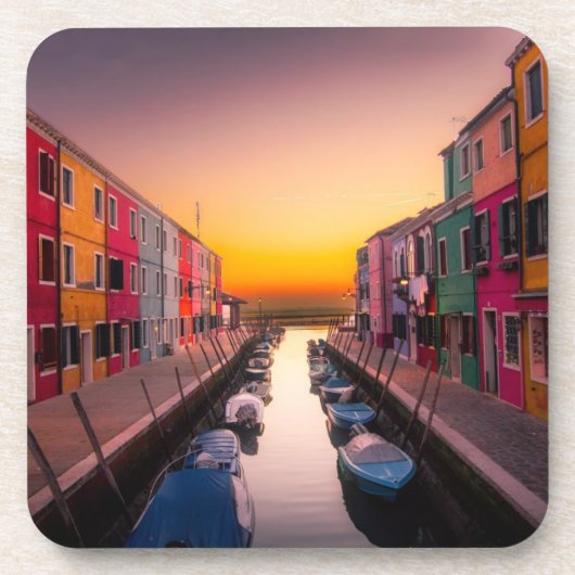 イタリア都市景観 コースター (正面)