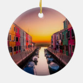 イタリア都市景観 セラミックオーナメント (裏面)