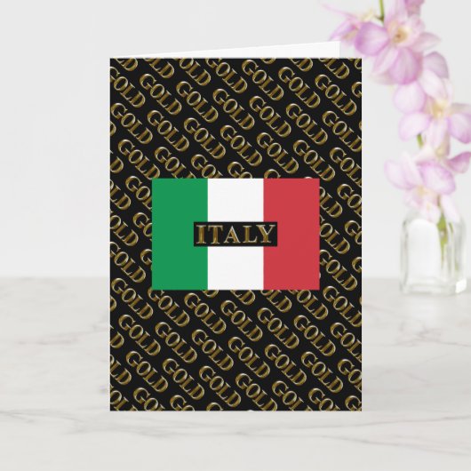 イタリア金ゴールド  カード (蘭)