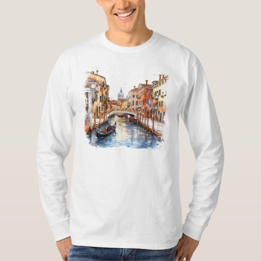 イタリア長袖Tシャツ Tシャツ (正面)
