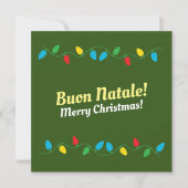 イタリア風クリスマスの挨拶 シーズンカード (正面)