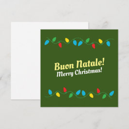 イタリア風クリスマスの挨拶 シーズンカード