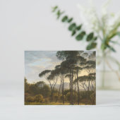 イタリア風景と傘松 ポストカード (スタンド正面)