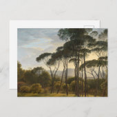 イタリア風景と傘松 ポストカード (正面/裏面)