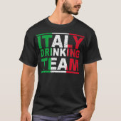 イタリア飲みチームビーイタリアンエルロジストウイスキー値リスト Tシャツ (正面)