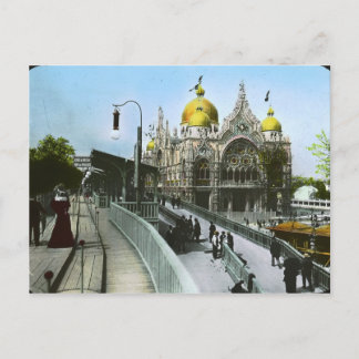 イタリア館、パリ、フランス  ポストカード