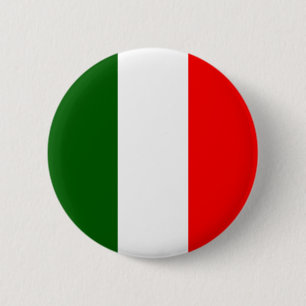 イタリア高品質旗 缶バッジ
