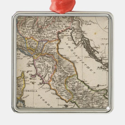 イタリア11 メタルオーナメント (正面)