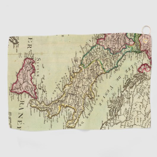 イタリア13 2 ゴルフタオル (横)