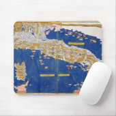 イタリア1482年のPtolemaic地図(着色されたlitho) マウスパッド (マウス)