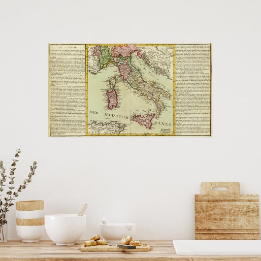 イタリア15 ポスター (キッチン)