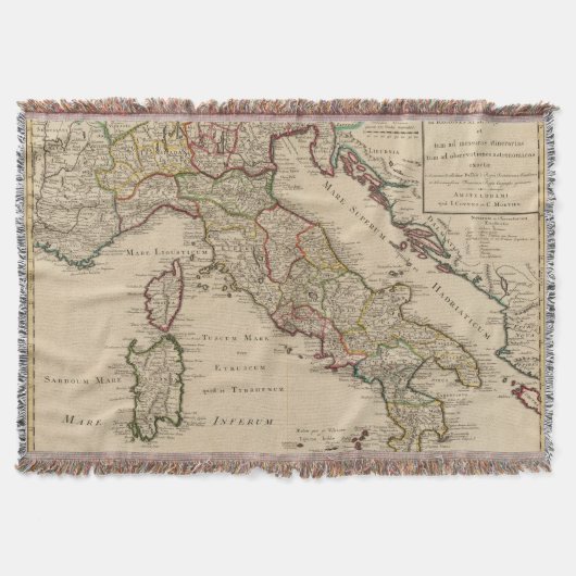 イタリア16 スローブランケット (正面)